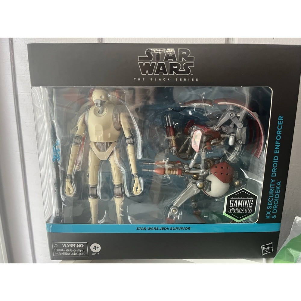 Star Wars Black Series KX Security Droid Enforcer & Droideka 2 Pack Jedi Survivo
